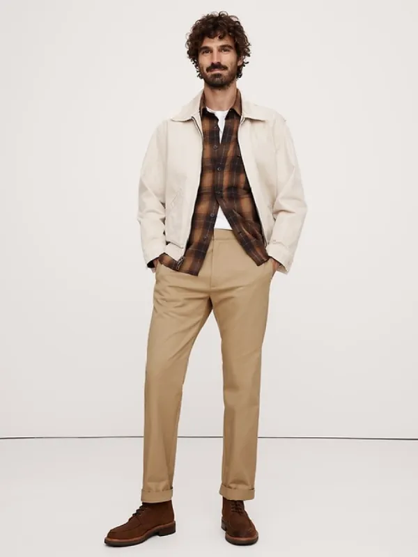 Straight Italian-Stretch Chino sold by Banana Republic