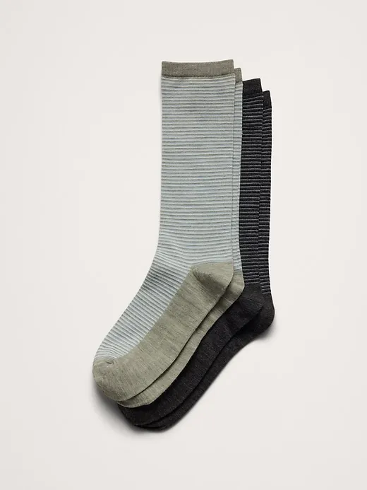 Breathe Merino Sock 2-Pack sold by Banana Republic