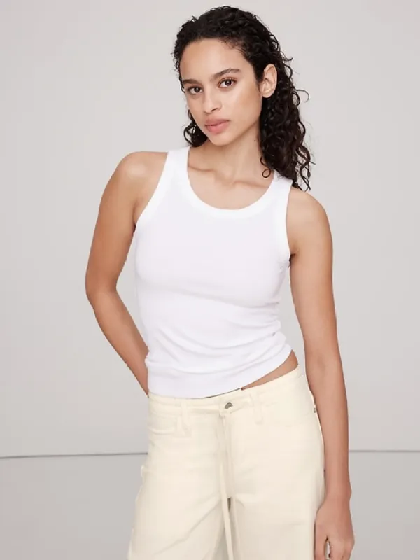 Ribbed Tank sold by Banana Republic