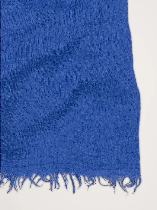Gauze Scarf with Merino Wool sold by Banana Republic product image thumbnail 2
