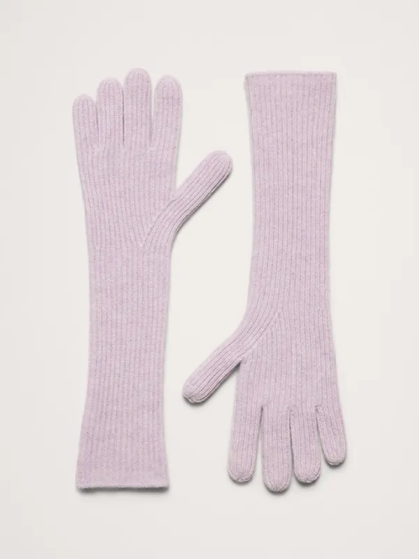 Signature Cashmere Long Gloves sold by Banana Republic