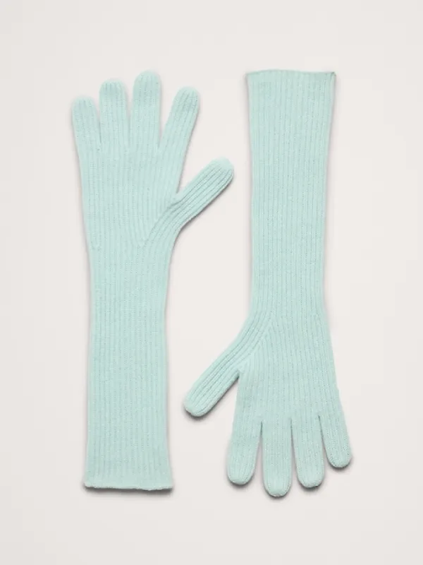 Signature Cashmere Long Gloves sold by Banana Republic