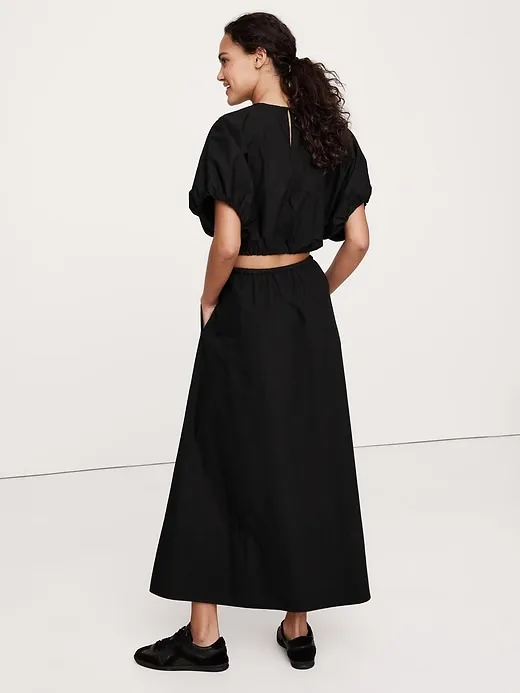 Poplin Maxi Skirt sold by Banana Republic product image thumbnail 2