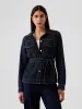 UltraSoft Denim Belted Jacket sold by GAP