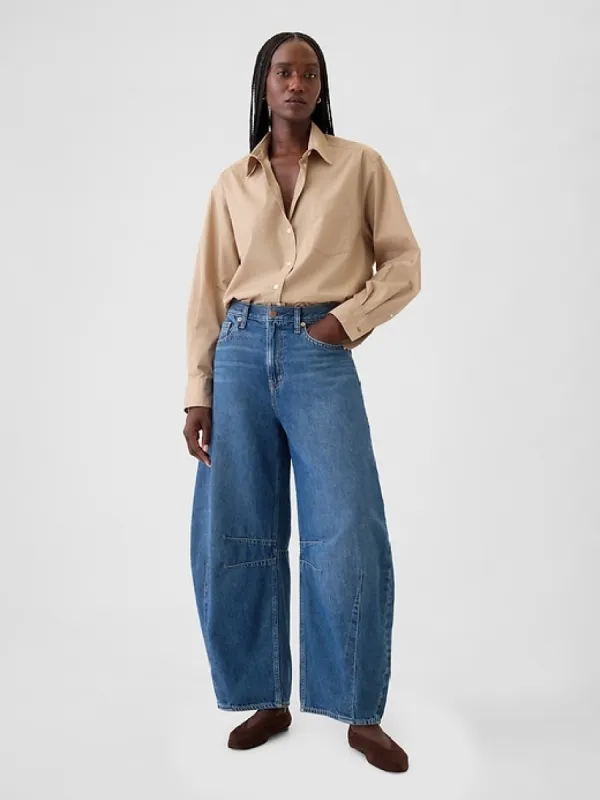 Mid Rise Horseshoe Jeans sold by GAP