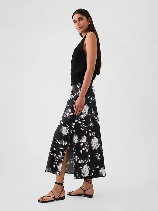 Satin Maxi Skirt sold by GAP product image thumbnail 3