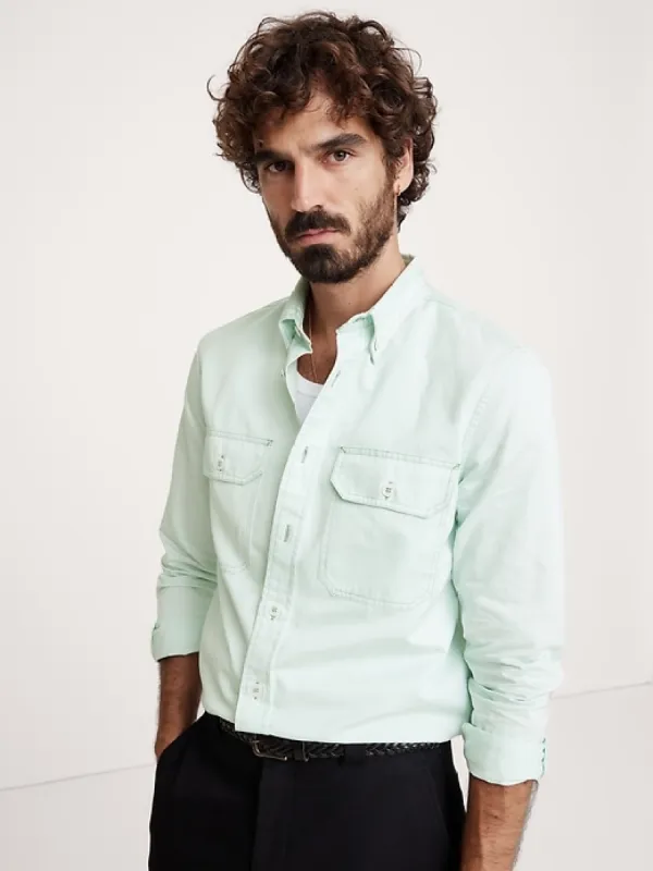 Expedition Cotton-Linen Shirt sold by Banana Republic