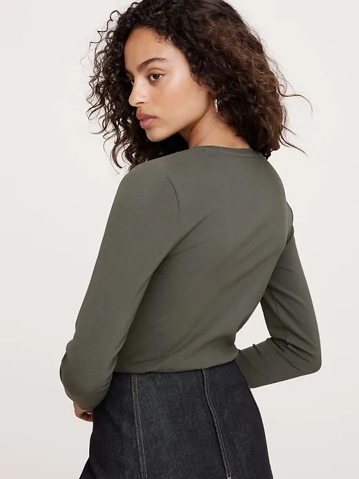 Refined Crew-Neck T-Shirt sold by Banana Republic product image thumbnail 2