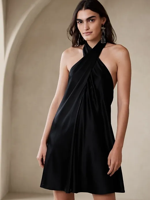Rhapsody Silk Mini Dress sold by Banana Republic