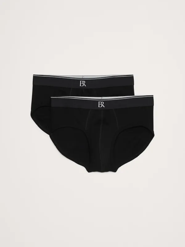 STRETCH SUPIMA® COTTON BRIEF 2-PACK sold by Banana Republic