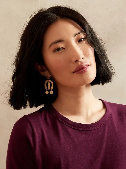 Slub Long-Sleeve T-Shirt sold by Banana Republic product image thumbnail 3