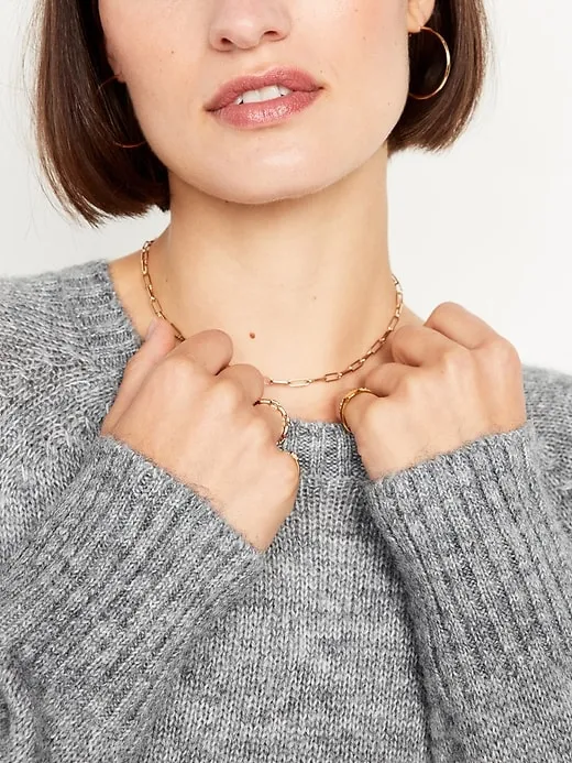 Cozy Crew-Neck Sweater sold by GAP product image thumbnail 5