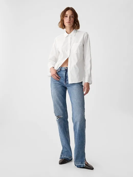 Organic Cotton Poplin Classic Shirt sold by GAP product image thumbnail 3