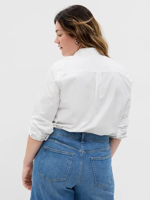 Organic Cotton Poplin Classic Shirt sold by GAP product image thumbnail 5