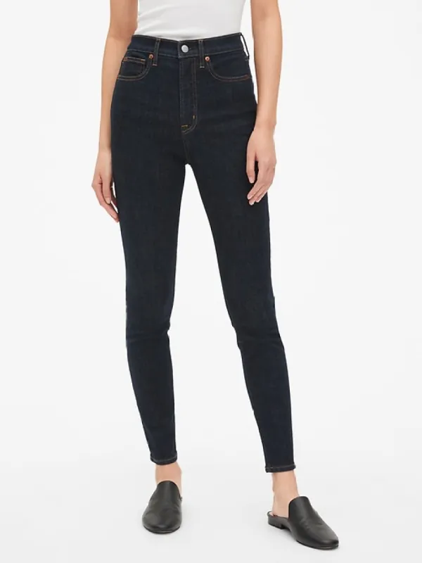 Sky High True Skinny Jeans with Secret Smoothing Pockets sold by GAP