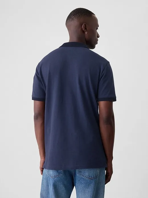 Pique Polo Shirt sold by GAP product image thumbnail 2