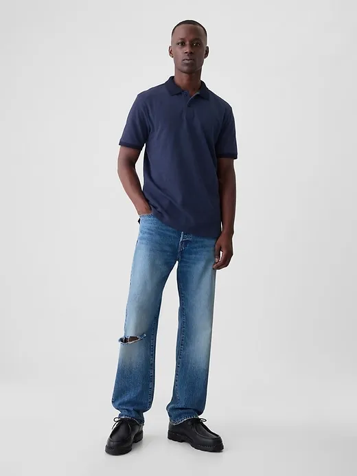 Pique Polo Shirt sold by GAP product image thumbnail 3