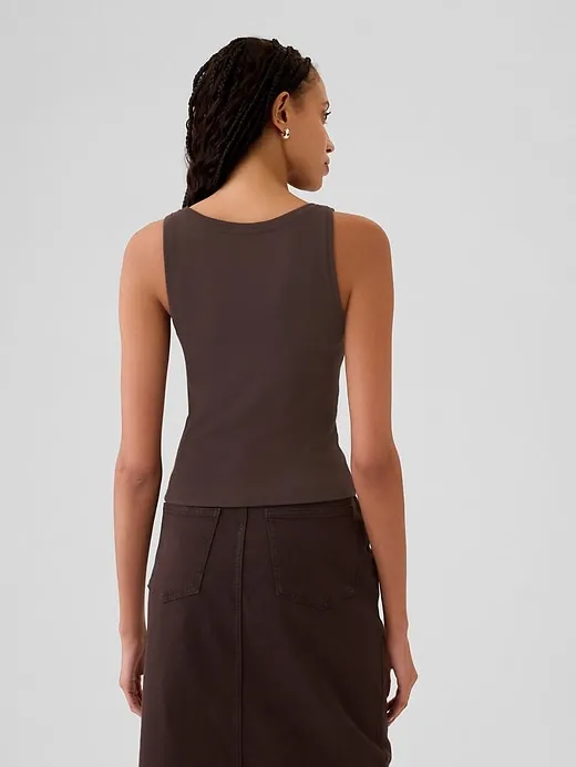 Modern Cropped Tank Top sold by GAP product image thumbnail 2