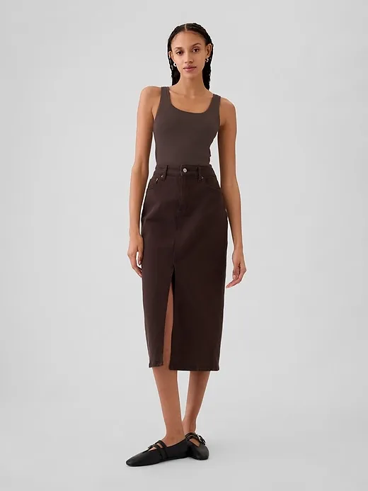 Modern Cropped Tank Top sold by GAP product image thumbnail 3