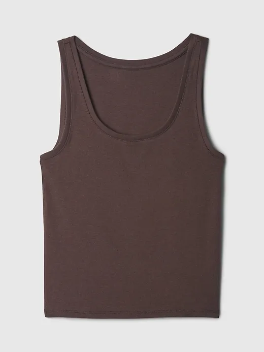 Modern Cropped Tank Top sold by GAP product image thumbnail 4
