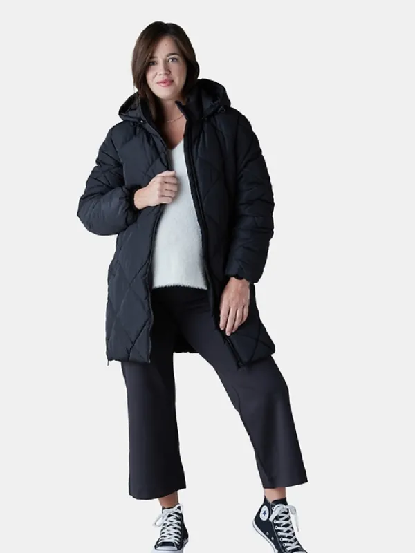 Ingrid and Isabel Maternity Longline Puffer Jacket sold by GAP
