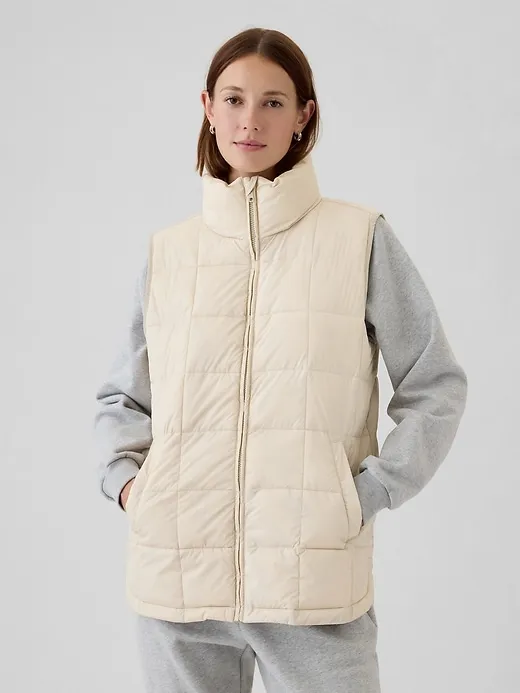 Recycled Lightweight Quilted Puff Vest sold by GAP