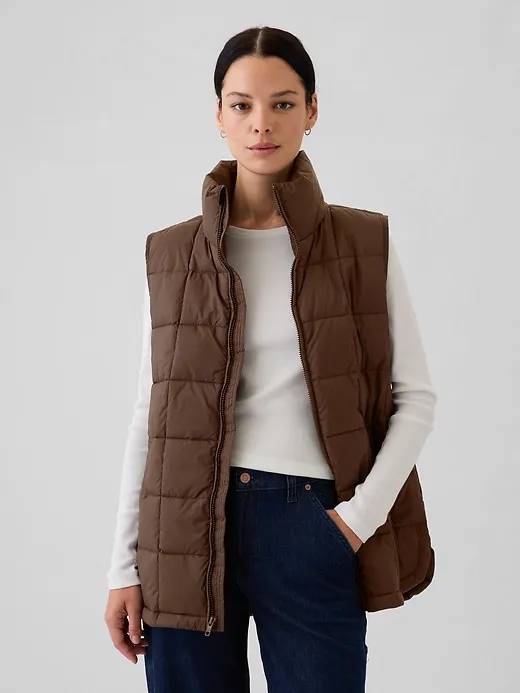 Recycled Lightweight Quilted Puff Vest sold by GAP