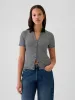 Modern Rib Button Polo Shirt sold by GAP