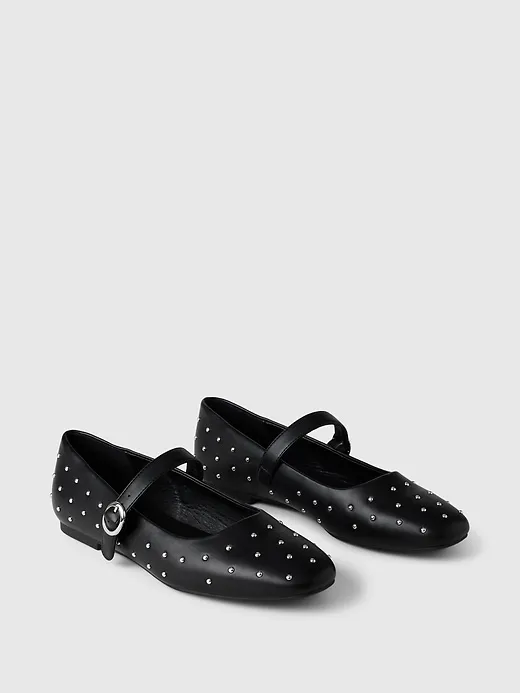 Studded Vegan Leather Ballet Flats sold by GAP product image thumbnail 2