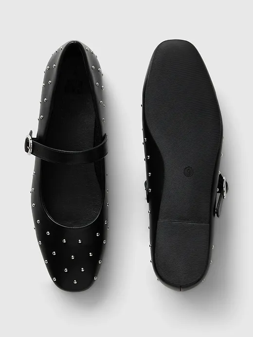 Studded Vegan Leather Ballet Flats sold by GAP product image thumbnail 3