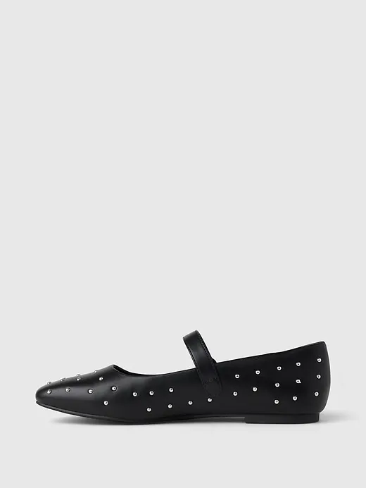 Studded Vegan Leather Ballet Flats sold by GAP product image thumbnail 5