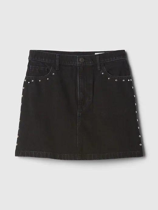 Studded Denim Mini Skirt sold by GAP product image thumbnail 5