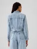 Cropped Studded Icon Denim Jacket sold by GAP