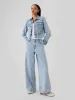 Cropped Studded Icon Denim Jacket sold by GAP