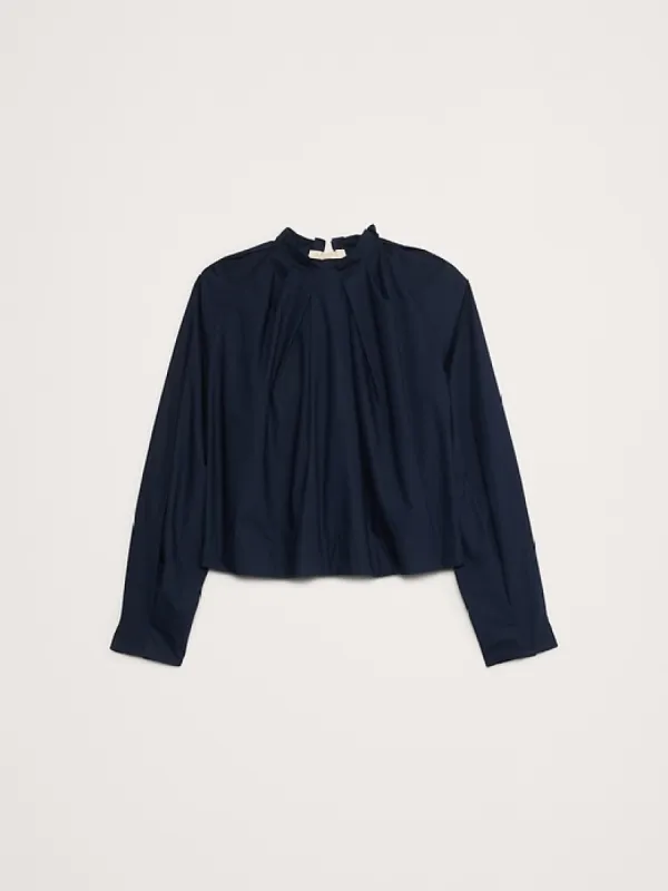 Poplin Tie-Back Top made by Banana Republic