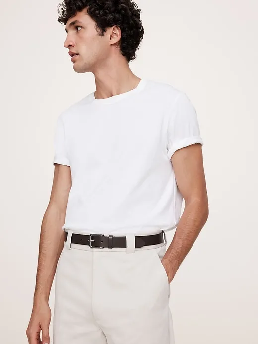 Leather Belt with Beveled Edges sold by Banana Republic product image thumbnail 2