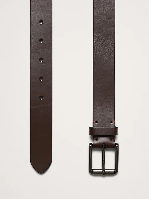 Leather Belt with Beveled Edges sold by Banana Republic product image thumbnail 3