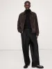 Signature Italian Hopsack Wide-Leg Pant sold by Banana Republic