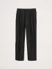 Signature Italian Hopsack Wide-Leg Pant sold by Banana Republic