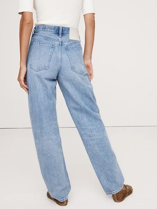 High-Rise Rigid Bow Jean sold by Banana Republic product image thumbnail 2