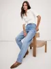 High-Rise Rigid Bow Jean sold by Banana Republic