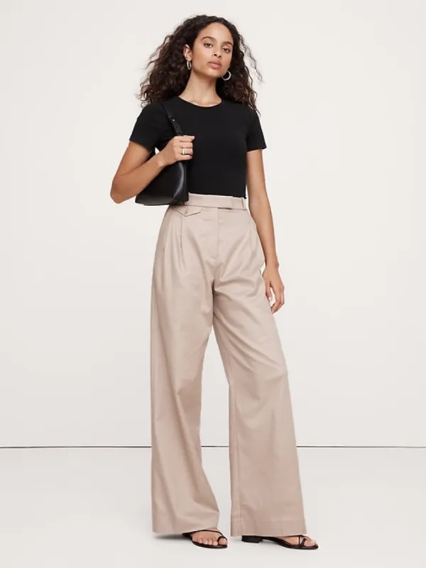 Refined Crew-Neck Thong Bodysuit sold by Banana Republic