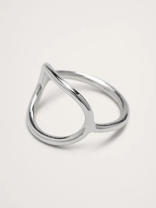 Oval Shape Ring Aureus + Argent sold by Banana Republic product image thumbnail 2