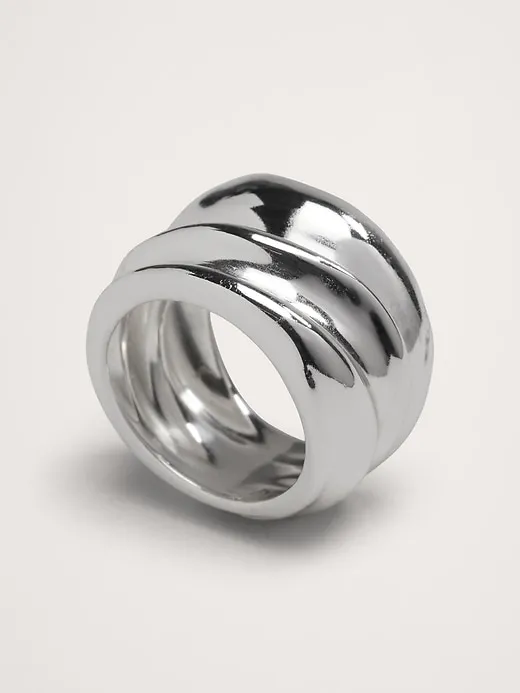 Sculptural Forms Ring Aureus + Argent sold by Banana Republic product image thumbnail 2