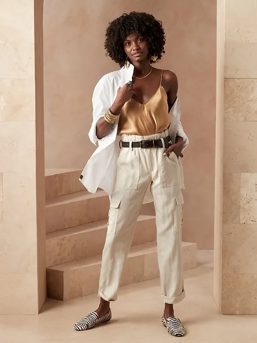 Paperbag Cargo Pant sold by Banana Republic