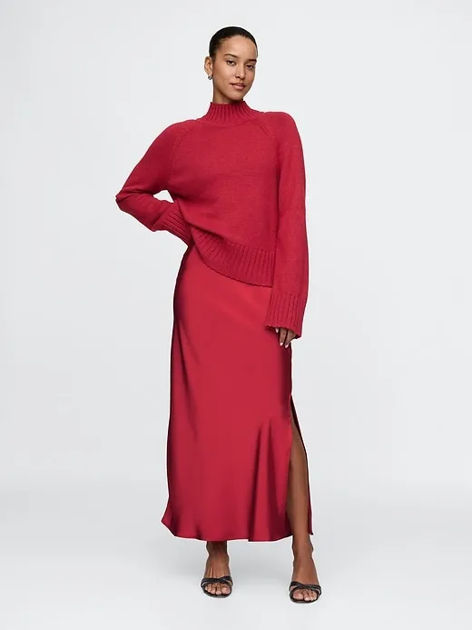 Satin Maxi Skirt sold by GAP