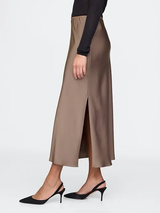 Satin Maxi Skirt sold by GAP product image thumbnail 3