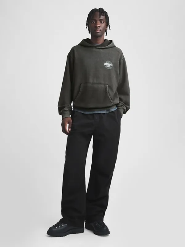 gap & madhappy parachute pant sold by GAP