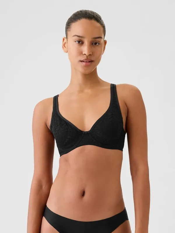 Unlined Lace T-Shirt Bra sold by GAP