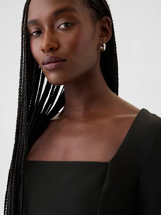 Square-Neck Mini Dress sold by GAP product image thumbnail 4